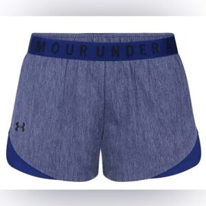Under Armour Women’s Sz M‎ Striated Cobalt Blue Play Up 3.0 Shorts